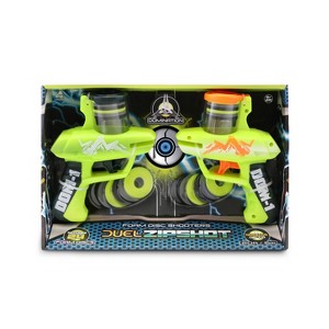 Disc Domination Duel Zip Shot w/ Foam Disc Shooters - 2 Shooters - 1 of 3