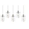 Elegant Lighting Hana 5 lights Chrome Pendant - 3 of 4