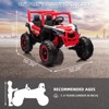 24V Kids Electric 2-Seater Ride-On Off-Road Truck with Parental Remote Control, Bluetooth Music ¨C Toy Car for Ages 3-8 - 3 of 4