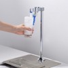 WOWOW 9.2 in. Commercial Deck Mounted High-arc Brass Glass Filler Faucet in Brushed Nickel - 4 of 4