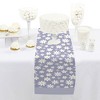 Big Dot of Happiness Purple Daisy Flowers - Petite Floral Party Paper Table Runner - 12 x 60 inches - 2 of 4