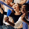 Blue Panda 11-Inch Royal Blue Cowbell with Handle, Loud Cowbells for Sporting Events, Weddings, Farm, and Celebrations - 2 of 4