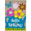 Spring Watering Can Burlap Garden Flag Floral 18" x 12.5" Briarwood Lane - 3 of 4