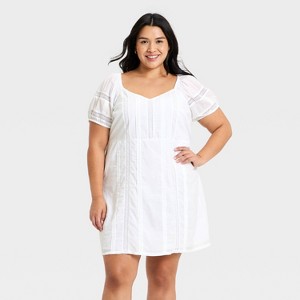 frill hem lace dress CurveWow Lace Frill Hem Midaxi Dress White – Curvewow