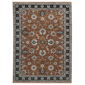 Oriental Weavers Keira KEI05 Rust / Grey Indoor Area Rug - 5'3" x 7'6" - 1 of 4