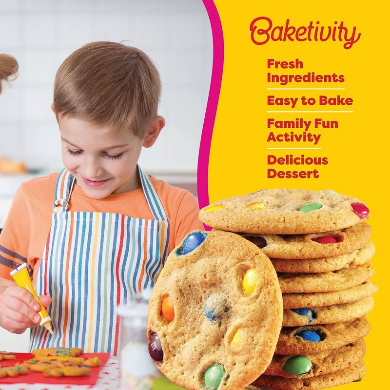 BAKETIVITY Kids Baking DIY Activity Kit - Bake Delicious Yum&m Jumbo Cookies- Real Fun Little Junior Chef Essential Kitchen Lessons, 3 of 10