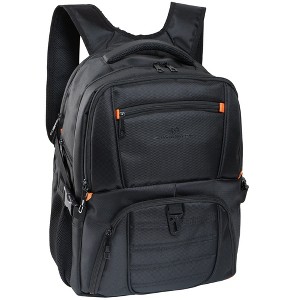 Jack Abrahams The Mason Nylon 19-Inch Workbook Travel Backpack - 1 of 4