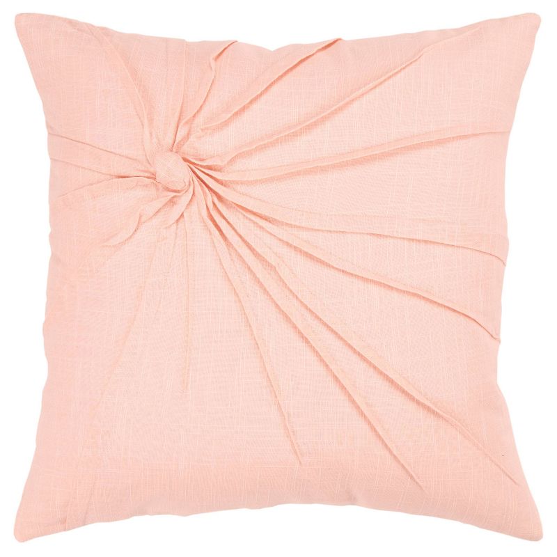 18&#34;x18&#34; Poly Filled Square Throw Pillow Pink - Rizzy Home, 1 of 7