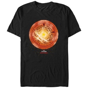 Men's Marvel Doctor Strange in the Multiverse of Madness Orange Rune T-Shirt - 1 of 4