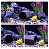 Unique Bargains Ceramic Aquarium Hideaway Rock Cave Fish Tank Decoration Brown 3.23"x2.83"x2.52" - 4 of 4