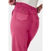 Coolmee Women's High Waisted Cropped Wide Leg Stretchy Straight Pants Trousers with Pockets - 4 of 4