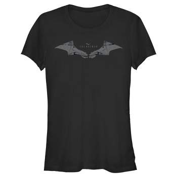 Juniors Womens The Batman Batarang Logo T-Shirt