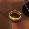 Ross-Simons 10kt Yellow Gold Hammered Round Groove-Pattern Ring - 3 of 4