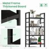 NicBex 5 Shelves Bookshelf,Modern Cube Multifunctional Display Shelf with Ample Storage for Living Room,Study Room,Home Office - 4 of 4