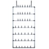 vidaXL Hanging Shoe Rack Silver - 3 of 4