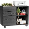 JIONJOY 31.3  Wide 3 -Drawer Mobile File Cabinet - 4 of 4
