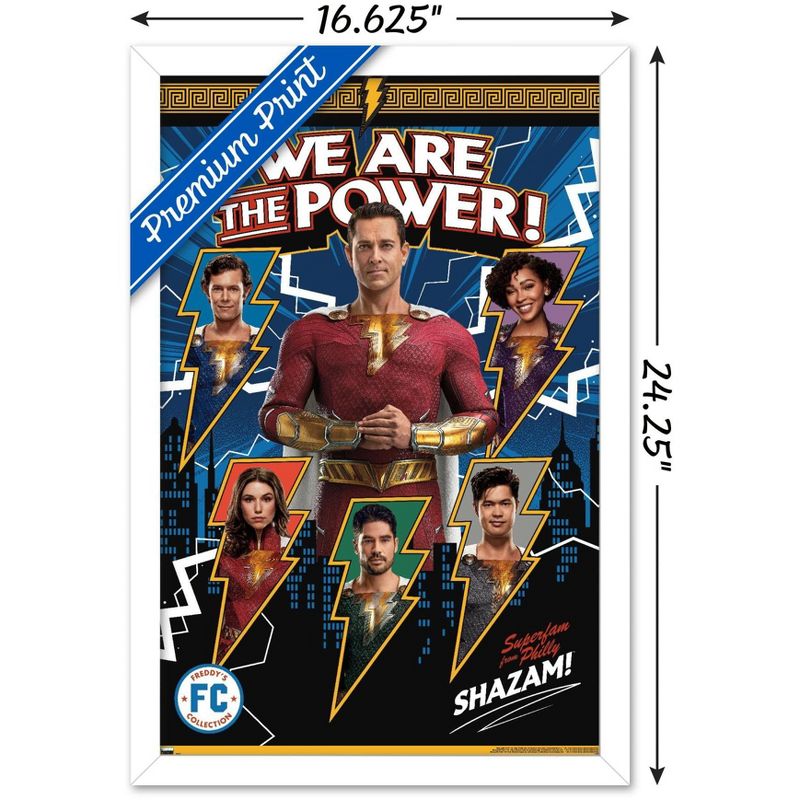 Trends International DC Comics Movie Shazam! Fury of the Gods - Family Framed Wall Poster Prints, 3 of 7