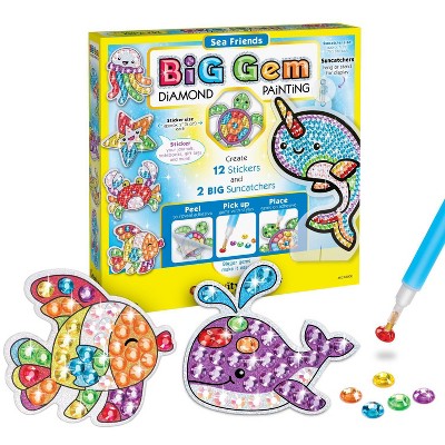 Creativity for Kids Big Gem Diamond Painting Kit - Sea Friends