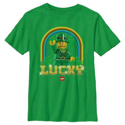 Boy's Lego St. Patrick's Day Lucky Leprechaun T-Shirt - image 1 of 4