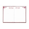 Daily/Monthly Planner, 8.25 x 5.75, Red Cover, 12-Month (Jan to Dec): 2025 - 3 of 4