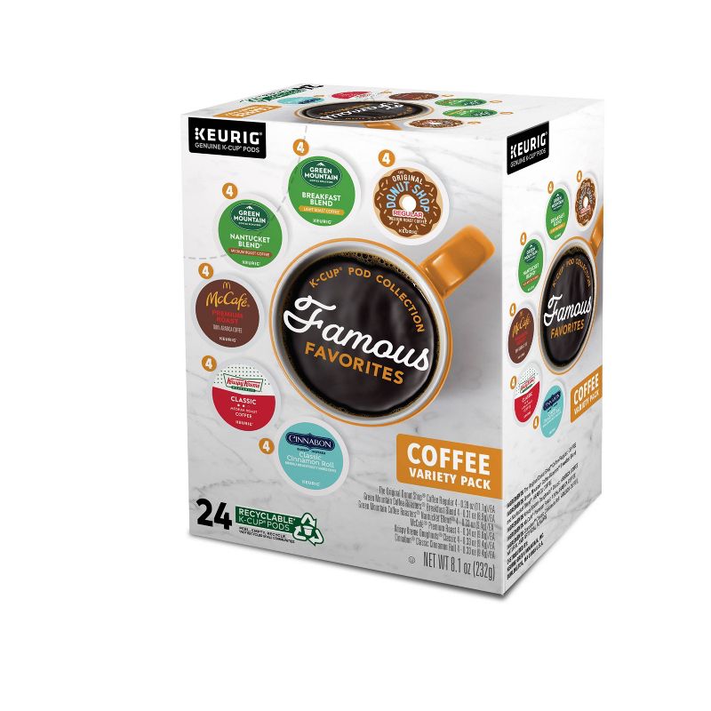 Keurig Famous Favorites Keurig K-Cup Pod Collection Medium Roast Coffee - 24ct, 4 of 6