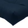 Habitat Tufted Ultra Soft Comfortable Chair Pad Pack of 2 Each 15" X 15" Navy - 3 of 4