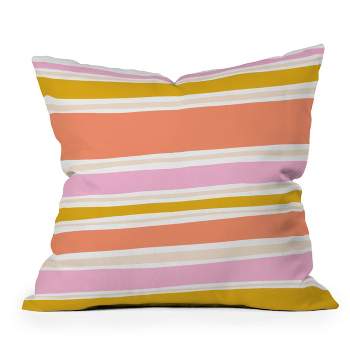 Sunshine Canteen Del Mar Stripes Outdoor Throw Pillow - Deny Designs