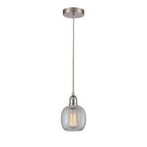 Belfast - 1 Light Cord Hung Mini Pendant In Industrial Style-9.75 Inches Tall and 6 Inches Wide - 1 of 1