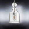 Urban Ambiance Luxury Modern Farmhouse Pendant Light,  16-1/2" x 9",  Brushed Nickel Finish, UHP3043 - 3 of 4