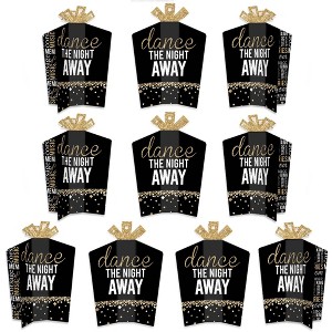 Big Dot of Happiness Prom - Table Decorations - Prom Night Party Fold and Flare Centerpieces - 10 Count - 1 of 4