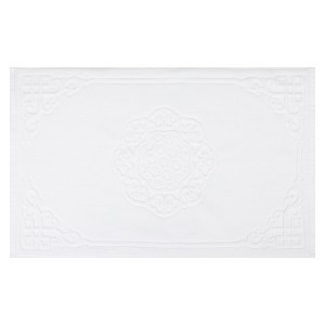 REGALWOVEN Cotton Absorbent Machine Washable Shower Bathroom Floor Towel Rug Bath Mats 18" x 30" - 1 of 4