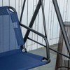 Resenkos 3-Person Swing Set, Outdoor Patio Swing With Tilt Canopy, Steel Frame Bench Seat, Wine Red - 4 of 4