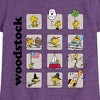 Girls' - Peanuts - Woodstock Months Fitted Short Sleeve Graphic T-Shirt - 2 of 4