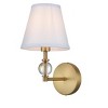 Elegant Lighting Bethany 7 inch Wall Sconce in Satin Gold - 3 of 4