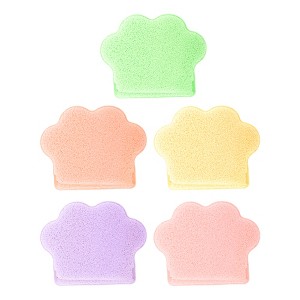 Unique Bargains Reusable Sponge Face Scrubber 5.31"x4.33" 5 Pcs - 1 of 4