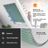 Cordless Skylight Shades 100% Blackout (Aqua Green, 12-51 Wide and 12-74 High) - 3 of 3