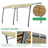 COWLOWN Outdoor Walled Mounted Pergolas on Clearance, Patio Awnings Suitable for Backyard, Porch, Garde - 2 of 4