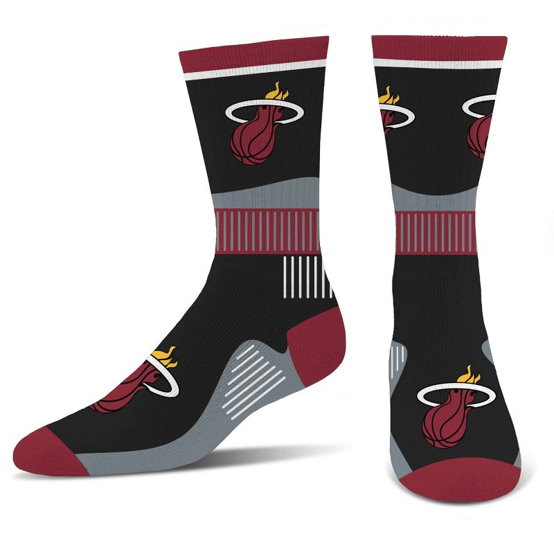 NBA Miami Heat Large Crew Socks, 1 of 4