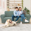 PiccoCasa 200GSM Microfiber Elastic Bottom Spandex Jacquard Fabric Stretch Sofa Slipcover - 3 of 3