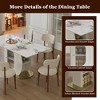 PAGED 63" Dining Table Rectangle Kitchen Table with Storage Shelf and Acrylic Door, Living Room Table with Sintered Stone Top for 4/6 Person - 2 of 4