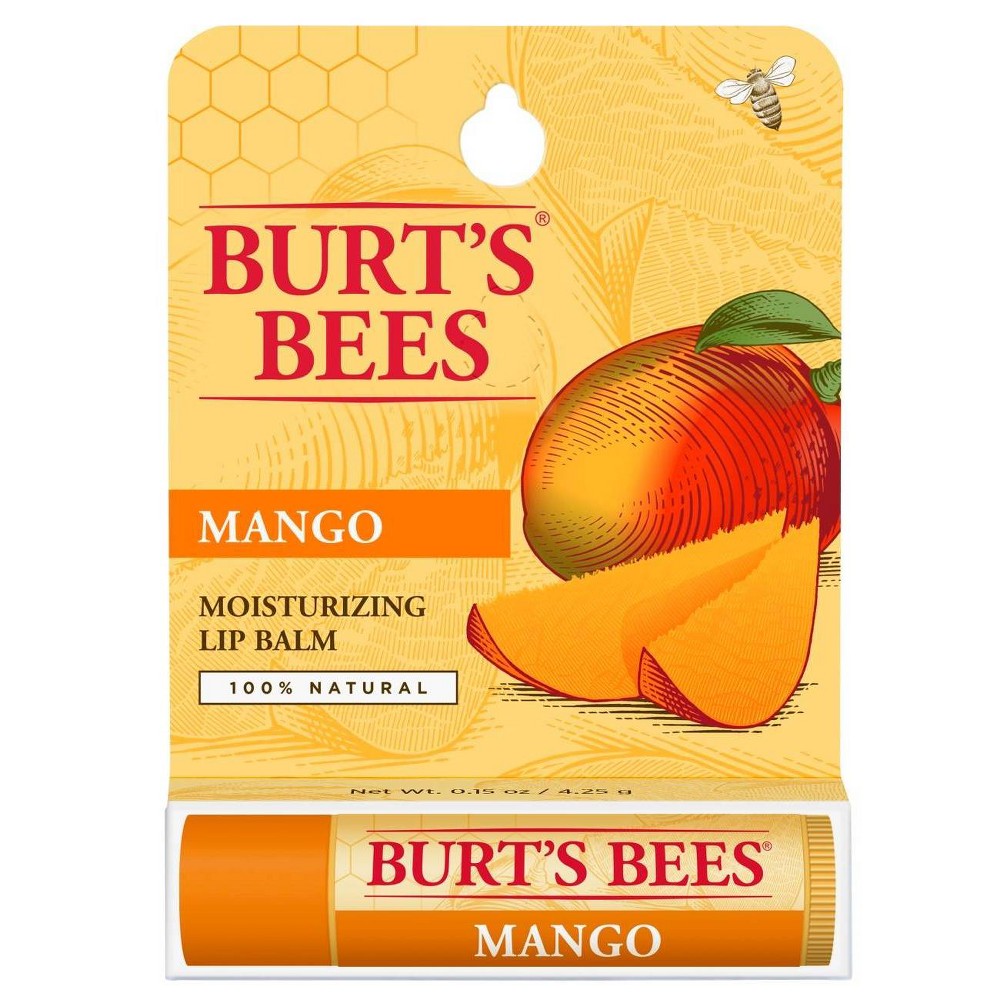 UPC 792850007413 product image for Burt's Bees Lip Balm Blister Box - Mango - 0.15oz | upcitemdb.com