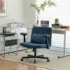 Swivel Office Chair with Adjustable Seat Height and Back, Foldable Armrest, Comfy Task Chair for Study Rooms, Bedroom-Tanpinhause - 2 of 4