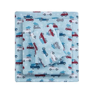 Gracie Mills Persephone Cotton Flannel Sheet Set - 1 of 4