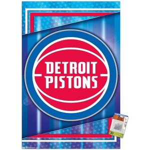 Trends International NBA Detroit Pistons - Logo 17 Unframed Wall Poster Prints - 1 of 4