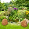 Sunnydaze Outdoor Polyresin Landscape Rock with Stakes - 21.5" - 3 of 4