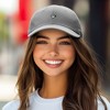 Dalix Lil Matcha Embroidered Cotton Summer Outdoor Baseball Cap Dad Hat Womens - 3 of 4