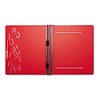 Charles Leonard VariCap Expandable Binder, 2 Posts, 6" Capacity, 11 x 8.5, Red - 2 of 4