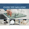LunaLulinlk Dish Drying Mat, 16” x 18”, Absorbent Microfiber Kitchen Counter Mat, Dish Drying Pad for Dishes, Utensils, Pots and Pans Green - 3 of 4