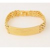 RMZ GOLD NYC 18K-Yellow-Gold-Filled Unisex Band ID Bracelet - 3 of 4