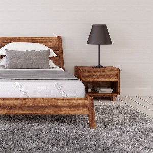 IHOMEADORE 8-inch Full Size ALOE-infused Memory Foam - 1 of 4